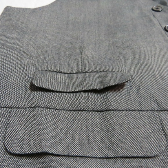 Sz L Gray Sovereign Code Slim Fit Mens #31M Suit Vest - Picture 7 of 8